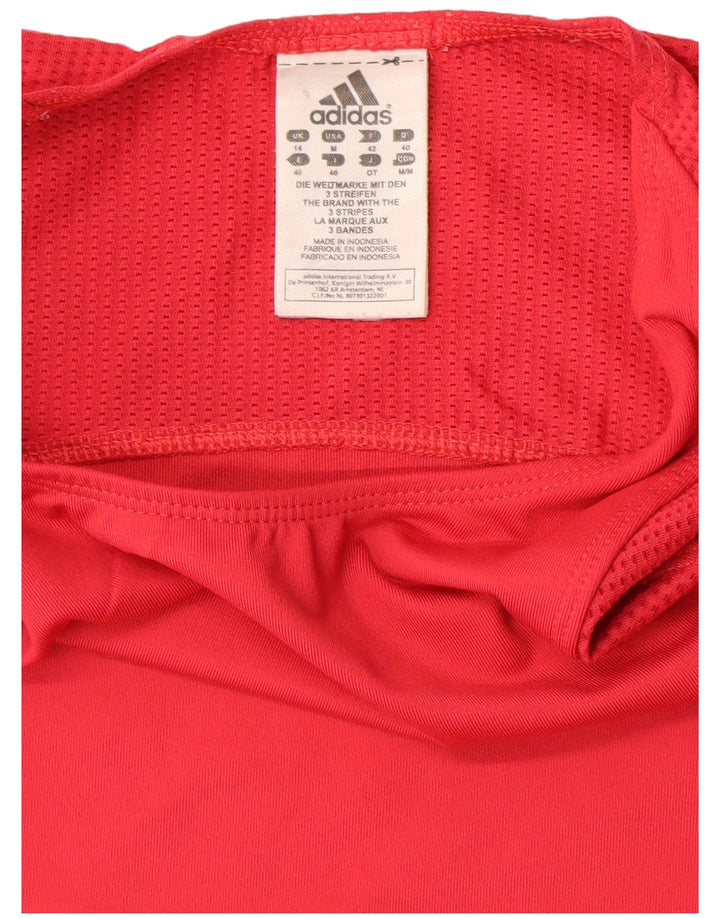Adidas Γυναικείο γιλέκο Climacool Crop UK 14 Medium Red Polyamide