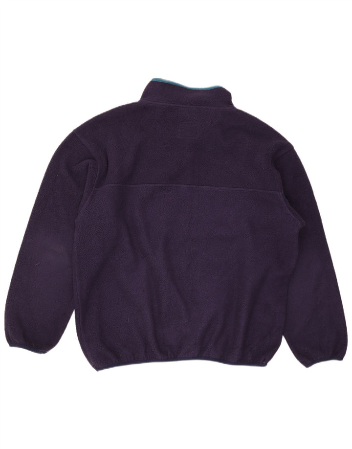 Murphy & Nye Mens Button Neck Fleece Jumper 2XL Navy Blue