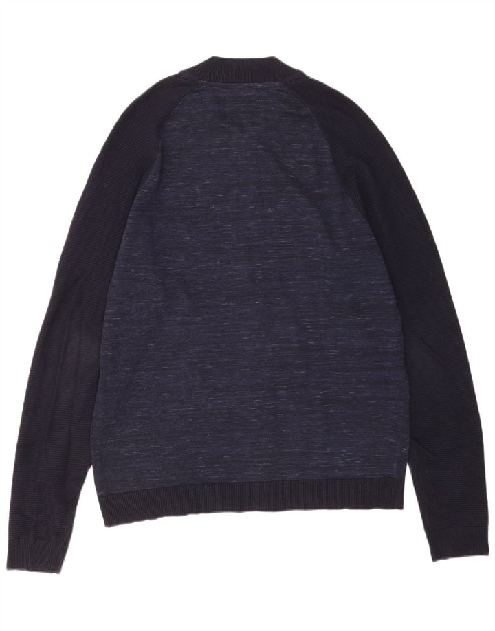 Jack & Jones Ανδρική ζακέτα πουλόβερ XL Navy Blue Flecked