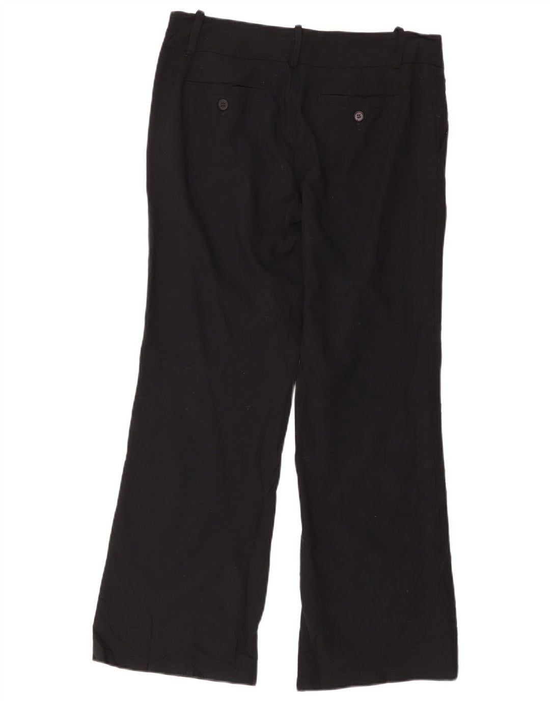 Zara Γυναικείο παντελόνι Chino Bootcut EU 40 Medium W30 L28 Μαύρο Πολυεστέρας