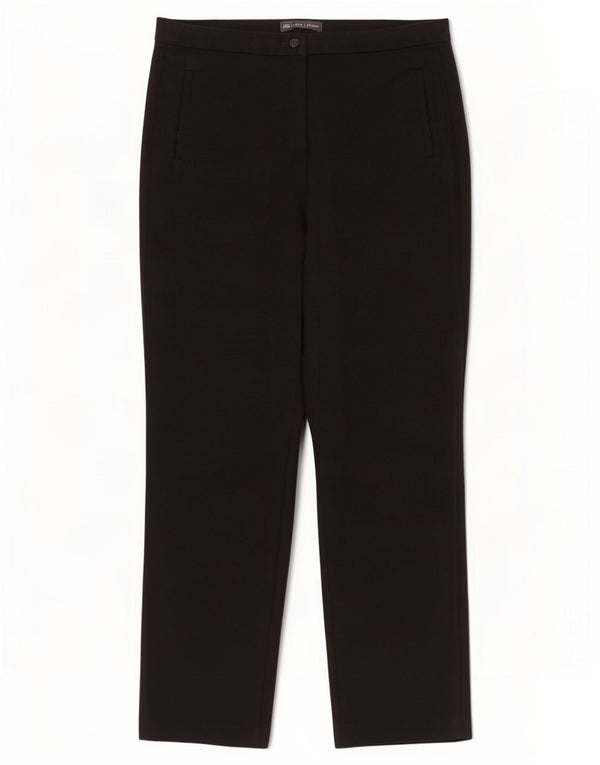 Marks & Spencer Γυναικείο ίσιο casual παντελόνι UK 12 Medium W34 L30 μαύρο