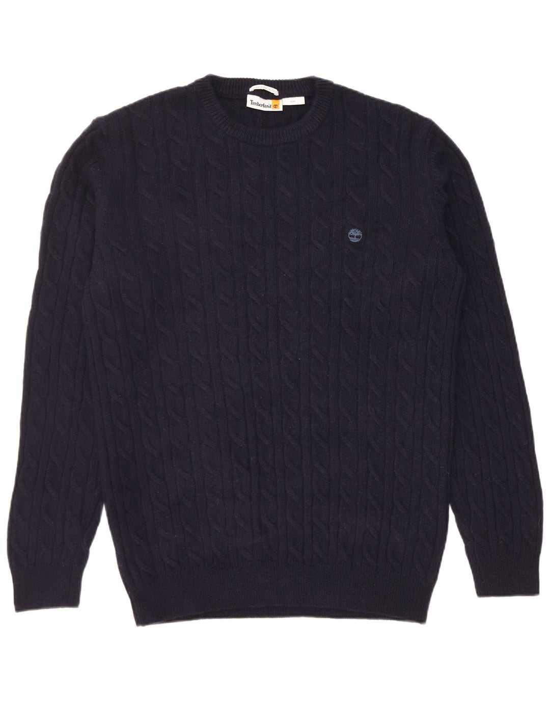 Ανδρικό πουλόβερ Timberland Regular Fit Crew Neck Jumper Μεγάλο μπλε μάλλινο