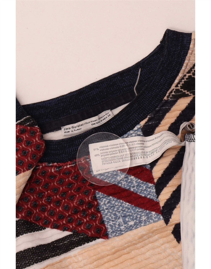 Γυναικείο φούτερ Zara Loose Fit Jumper UK 14 Medium Πολύχρωμο