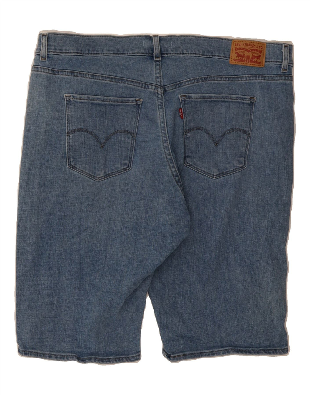 LEVI'S Mens Bermuda Denim Bermuda Shorts W33 Medium Blue Cotton Vintage Levi's and Second-Hand Levi's from Messina Hembry 