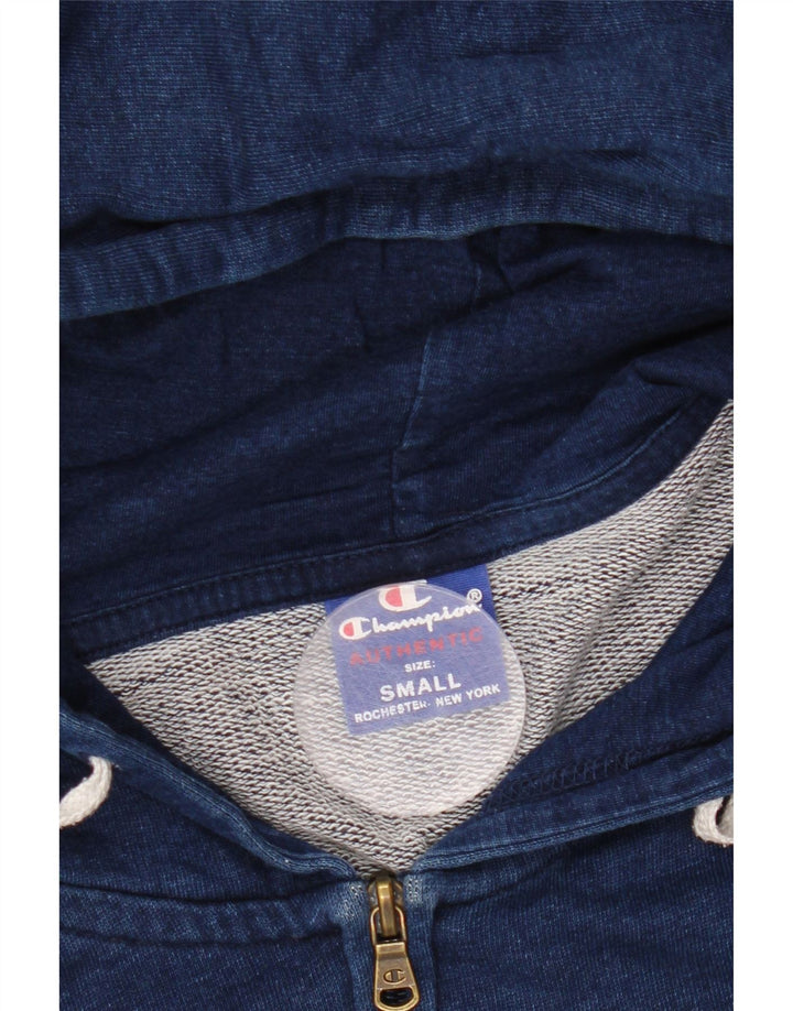 Ανδρικό πουλόβερ με κουκούλα με φερμουάρ CHAMPION Small Navy Blue