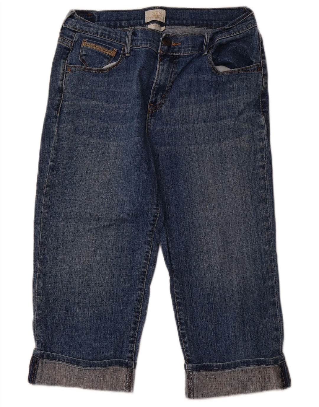 LEVI'S Γυναικείο 515 Capri Jeans US 8 Medium W28 L19 Μπλε βαμβακερό