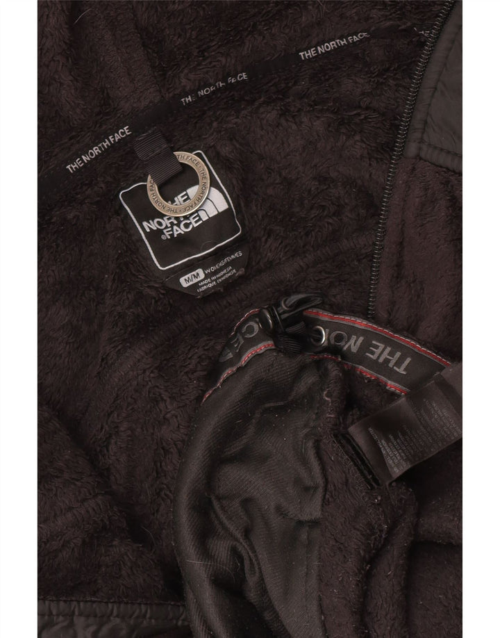 The North Face γυναικείο φλις μπουφάν με κουκούλα UK 12 μεσαίο μαύρο πολυεστέρα