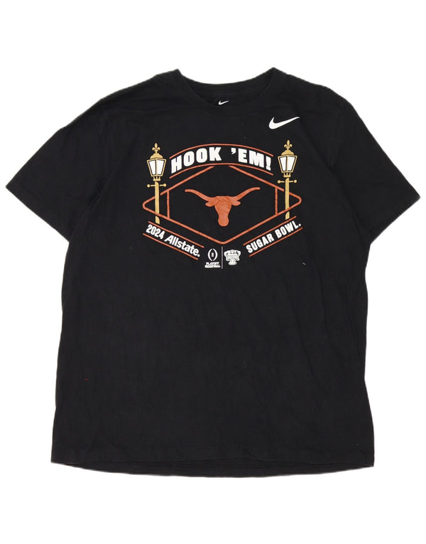 Ανδρικό γραφικό T-shirt Nike XL Μαύρο βαμβακερό