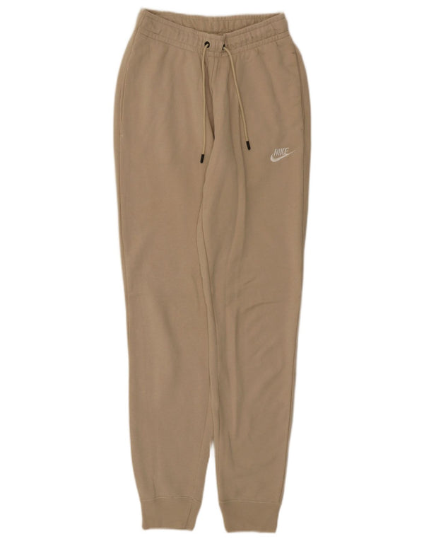 Γυναικεία αθλητική φόρμα Nike Παντελόνι Joggers UK 6 XS Μπεζ βαμβακερό