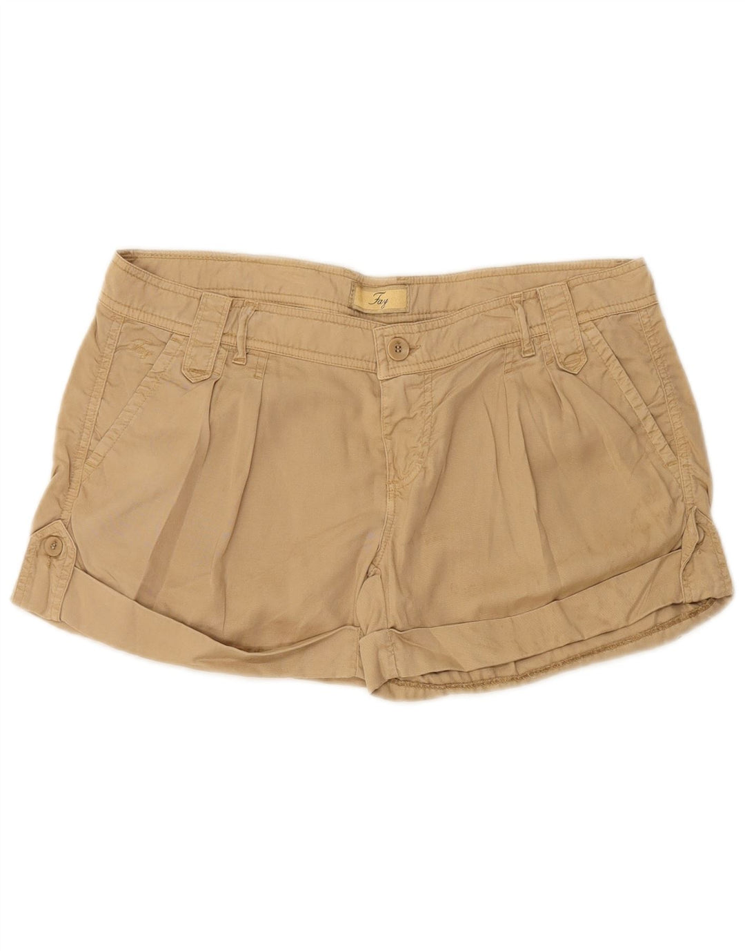 Γυναικείο σορτς Chino FAY W29 Medium Beige Lyocell