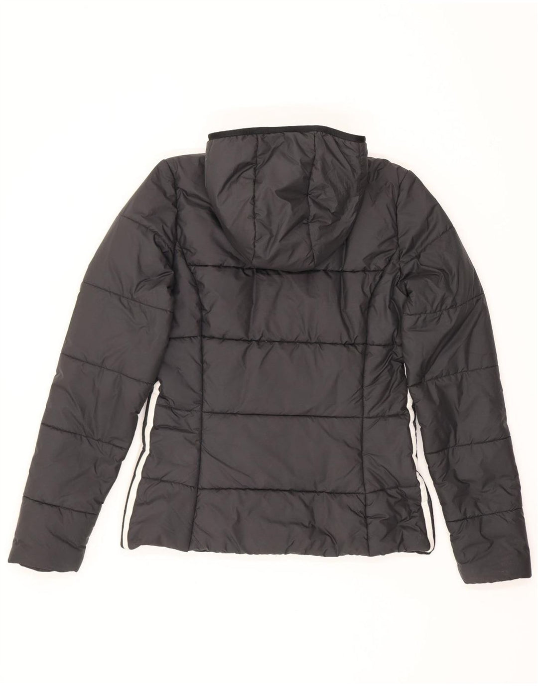 Γυναικείο μπουφάν με κουκούλα Adidas UK 10 Small Black Polyester