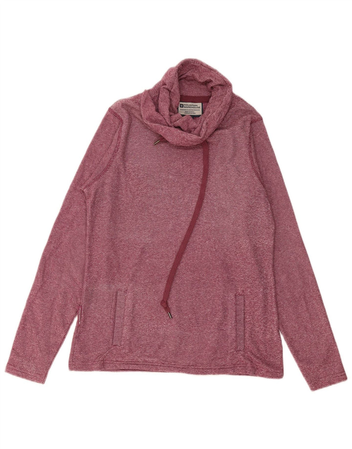 MOUNTAIN WAREHOUSE Γυναικεία φούτερ Jumper UK 10 Small Burgundy ριγέ