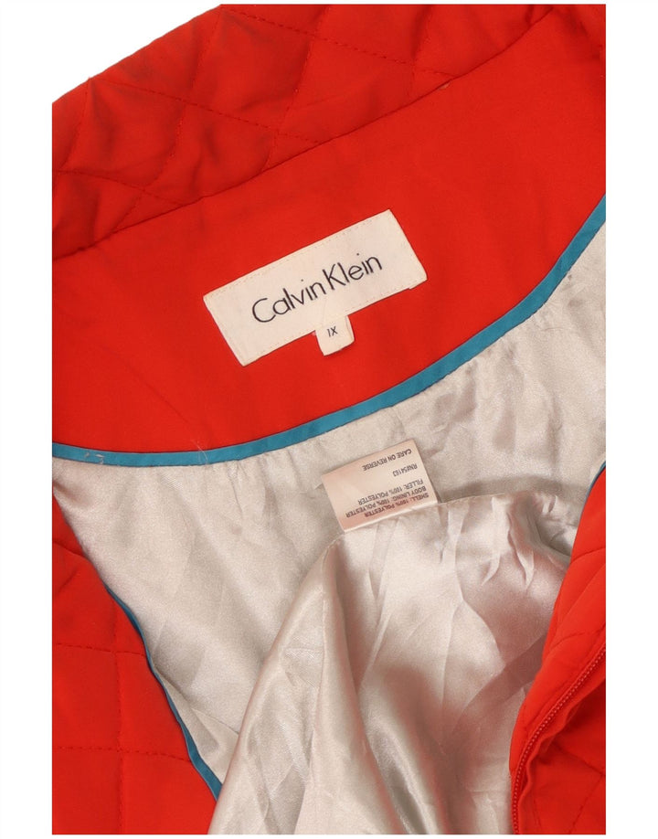 Γυναικείο καπιτονέ μπουφάν CALVIN KLEIN UK 18 XL κόκκινο πολυεστέρα