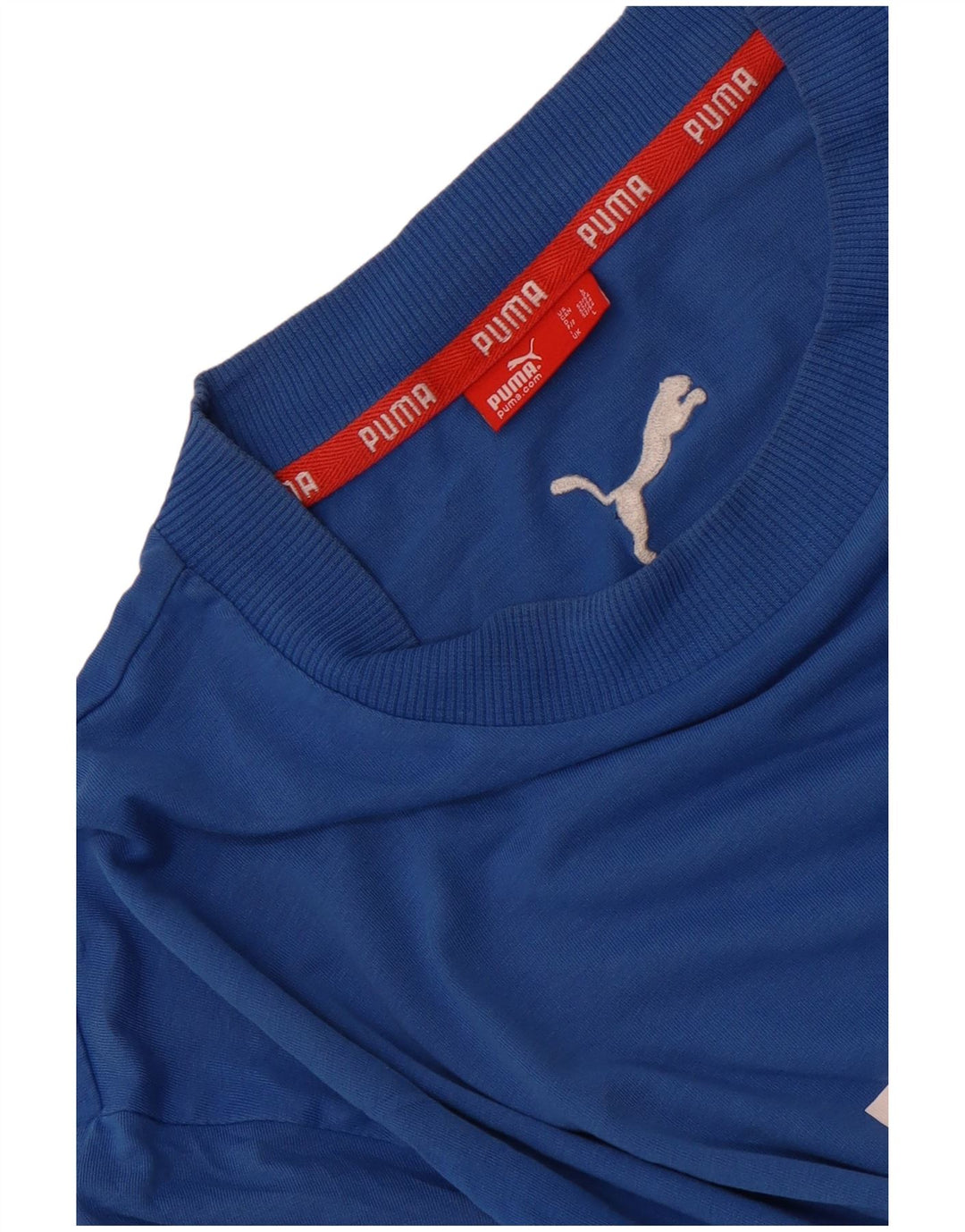 Ανδρικό γραφικό T-Shirt Puma Top μεγάλο μπλε βαμβακερό