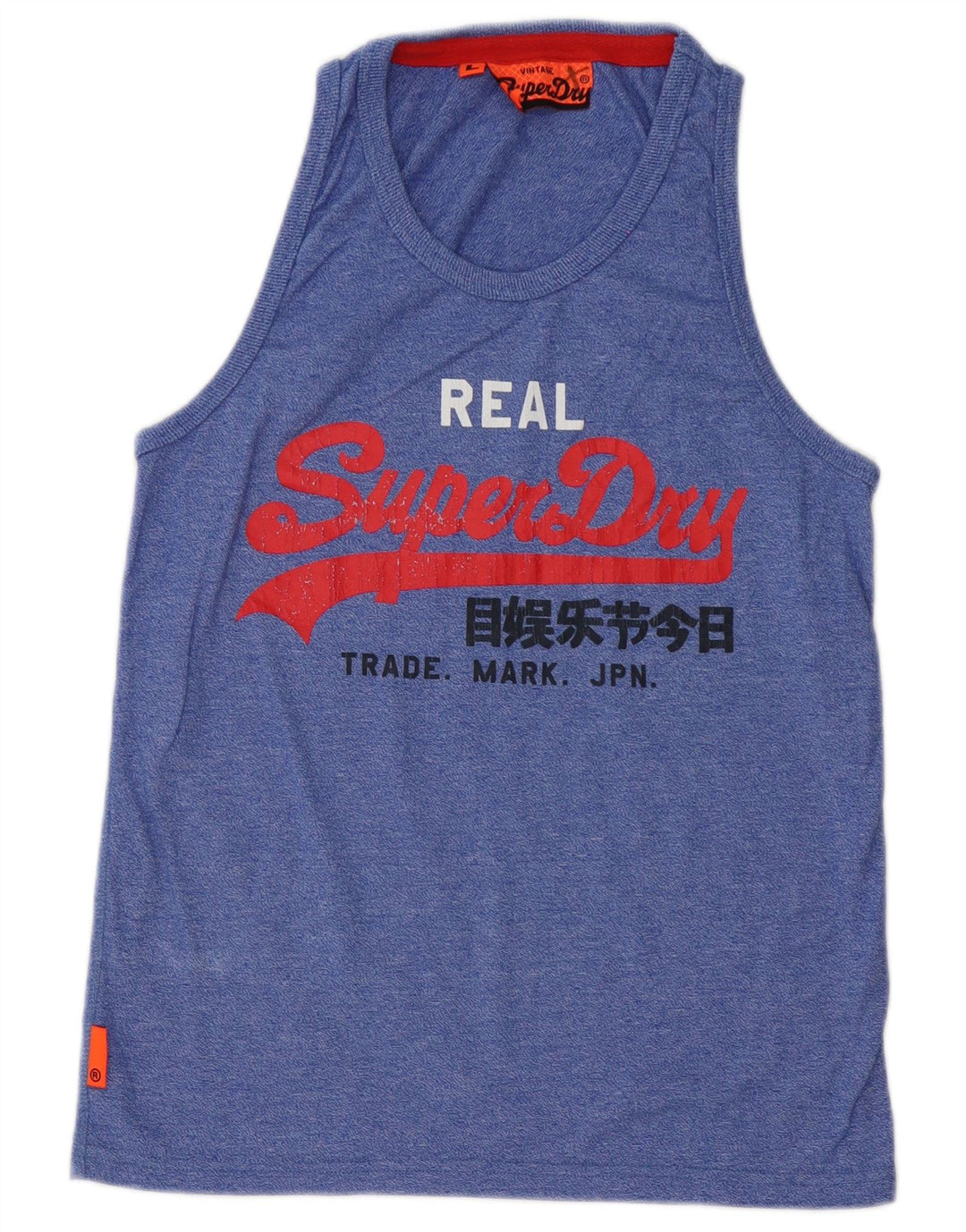 Ανδρικό γραφικό γιλέκο Superdry Top Large Blue