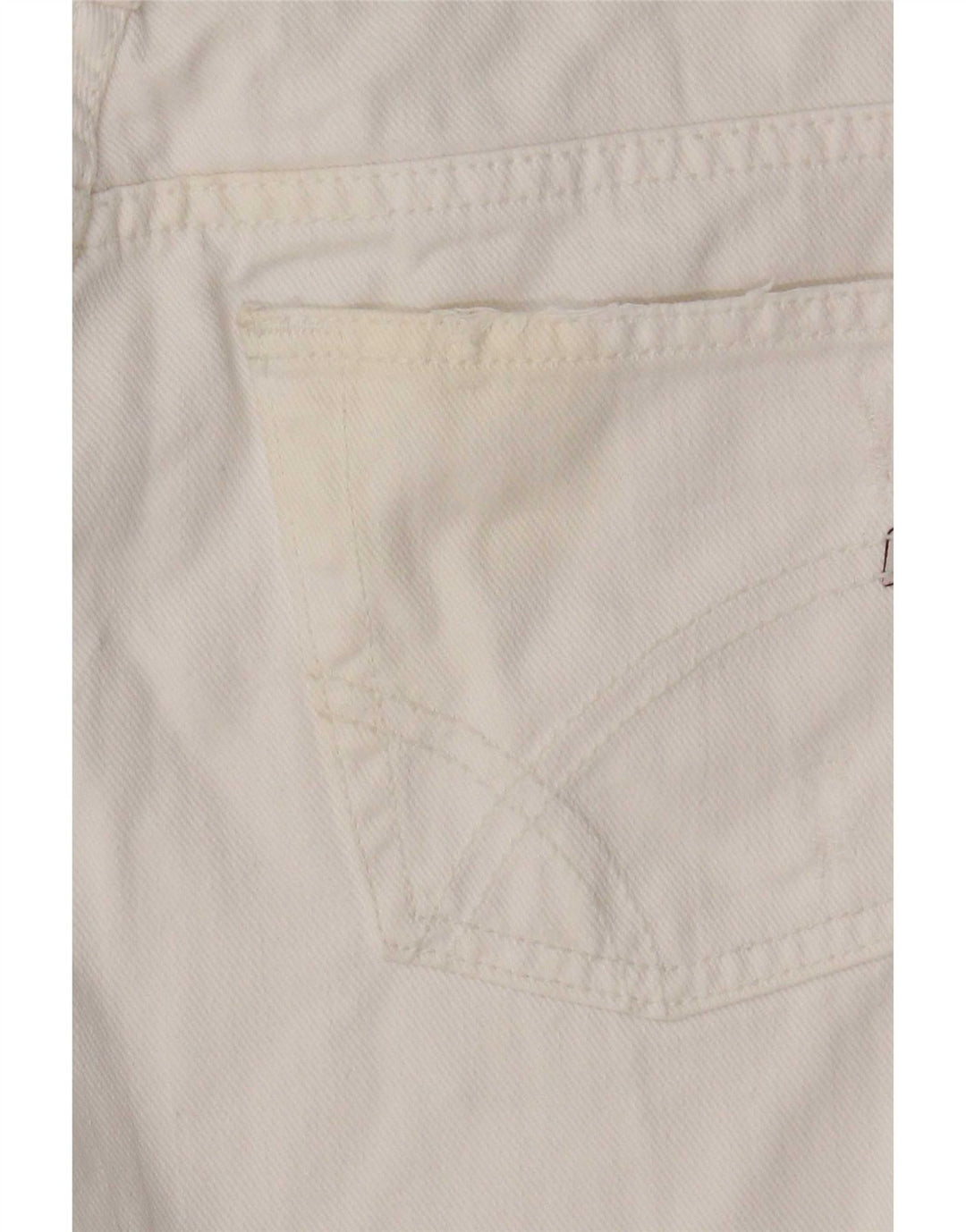 Gas Γυναικείο Slim Jeans W29 L34 Λευκό βαμβακερό