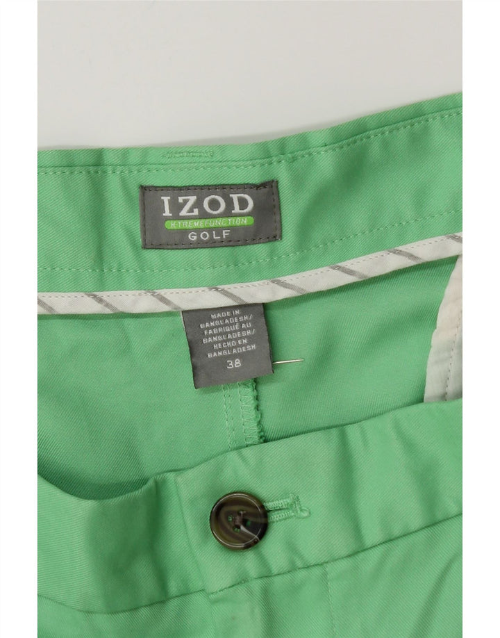 Ανδρικό σορτς Chino IZOD με καρφίτσα W38 XL Πράσινο