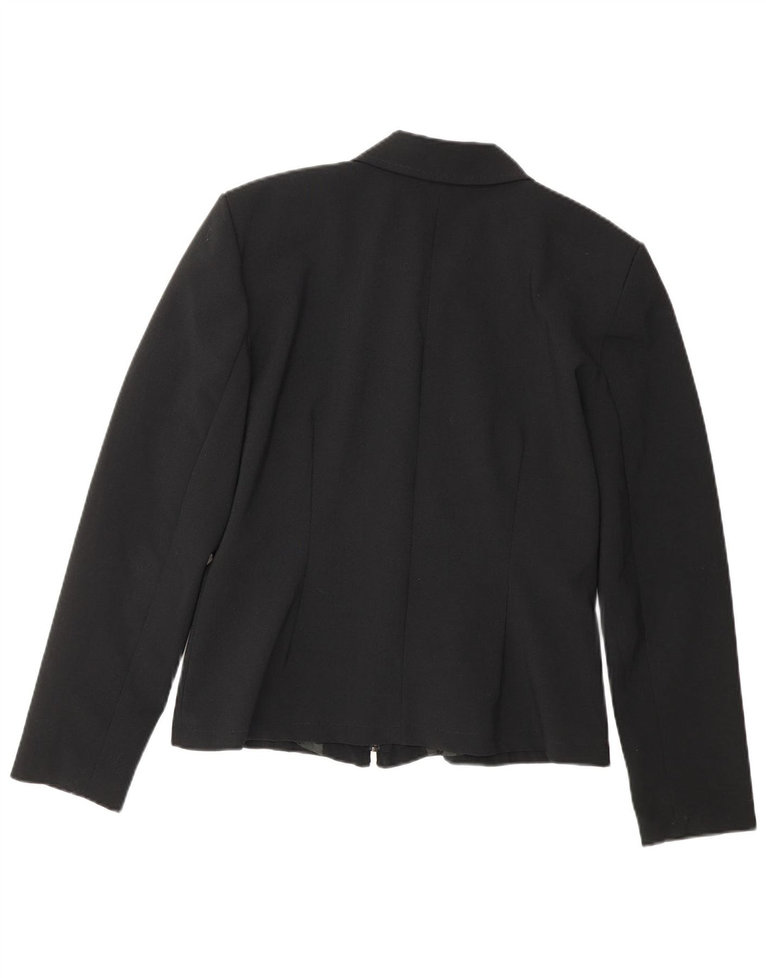 Naf Naf Γυναικείο μπουφάν σακάκι με φερμουάρ UK 10 Small Black Polyester
