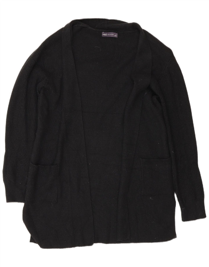 Marks & Spencer Γυναικεία Ζακέτα Longline UK 10 Small Black