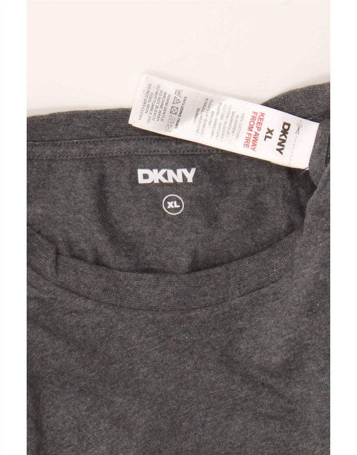Ανδρικό T-Shirt Dkny Top XL Γκρι βαμβακερό