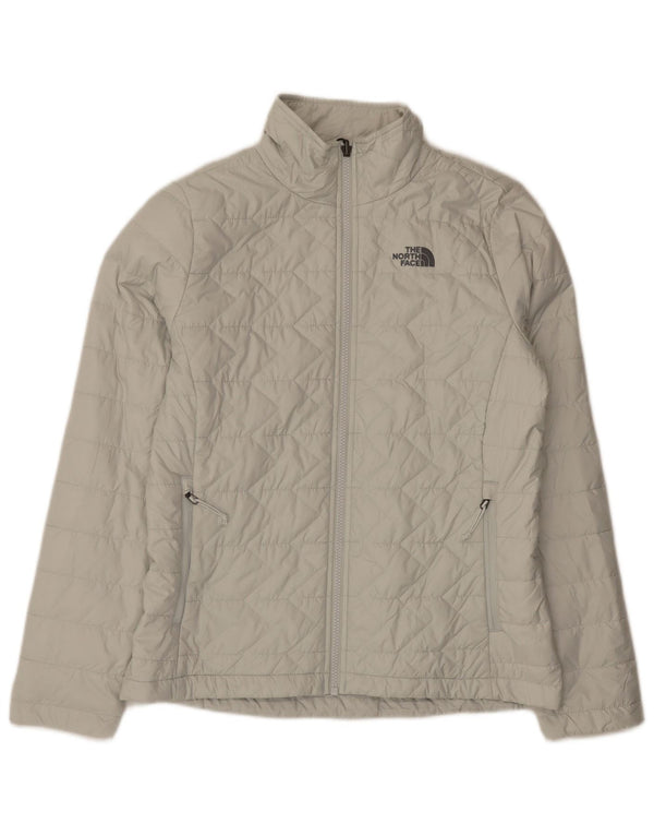 The North Face γυναικείο padded Jacket UK 14 Medium Beige Polyester