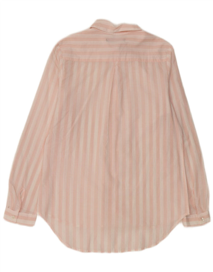 Marks & Spencer Γυναικείο πουκάμισο UK 14 Medium Pink Pinstripe
