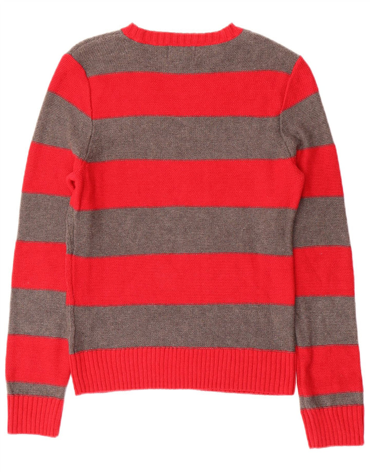 Chaps Γυναικείο Classics Boat Neck Jumper πουλόβερ UK 10 Small Red Ride