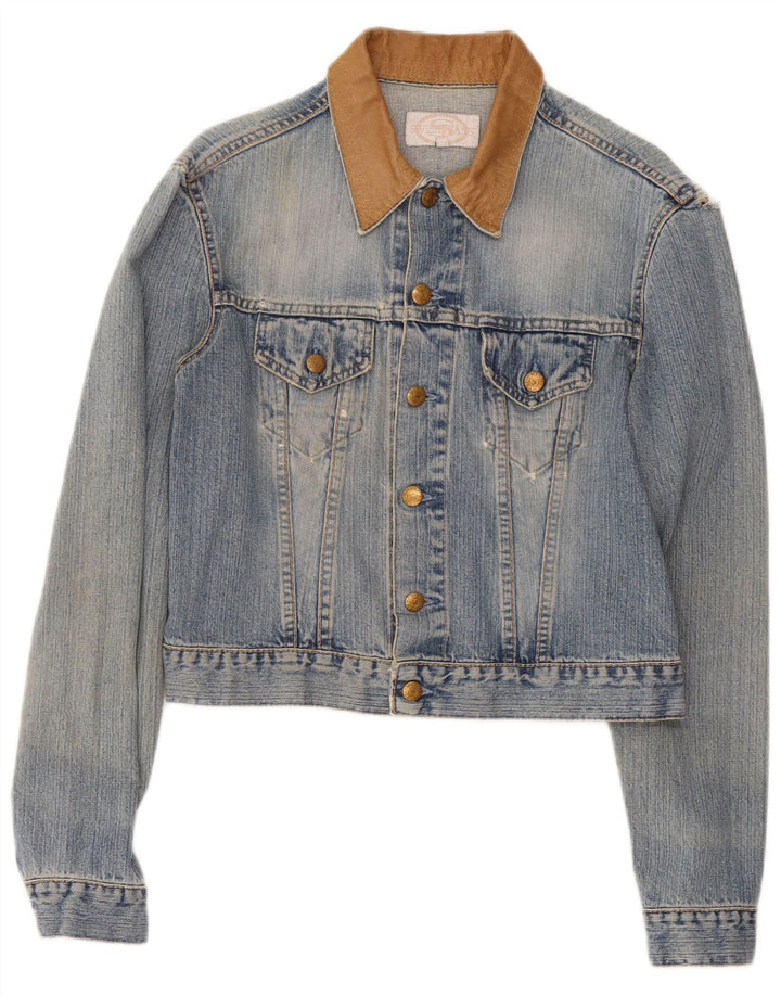 Γυναικείο τζιν μπουφάν Swish Crop UK 14 Medium Blue