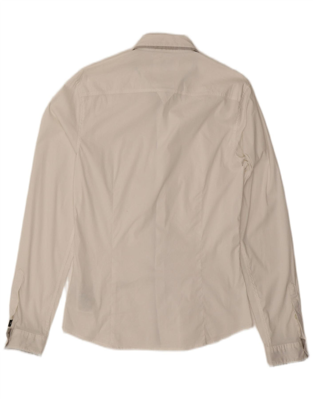 Ανδρικό πουκάμισο GUESS Slim Fit Μικρό λευκό βαμβακερό