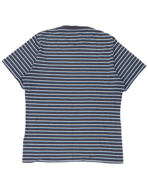 Ανδρικό T-Shirt Barbour Top Βαμβακερό μεσαίο μπλε ναυτικό ριγέ