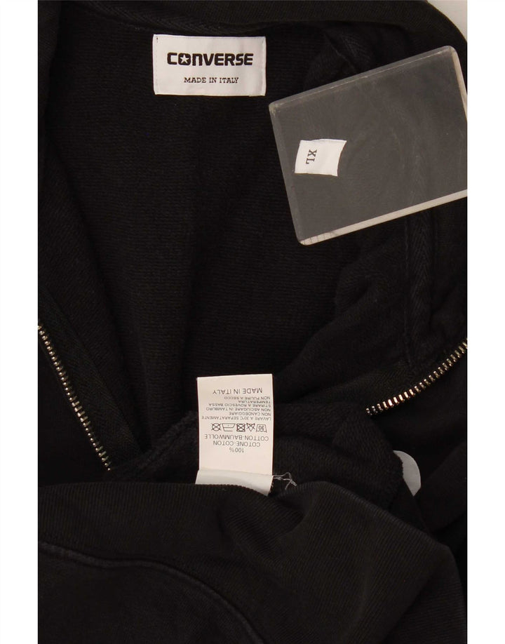 Ανδρική φόρμα Converse Top Jacket XL Μαύρο βαμβακερό