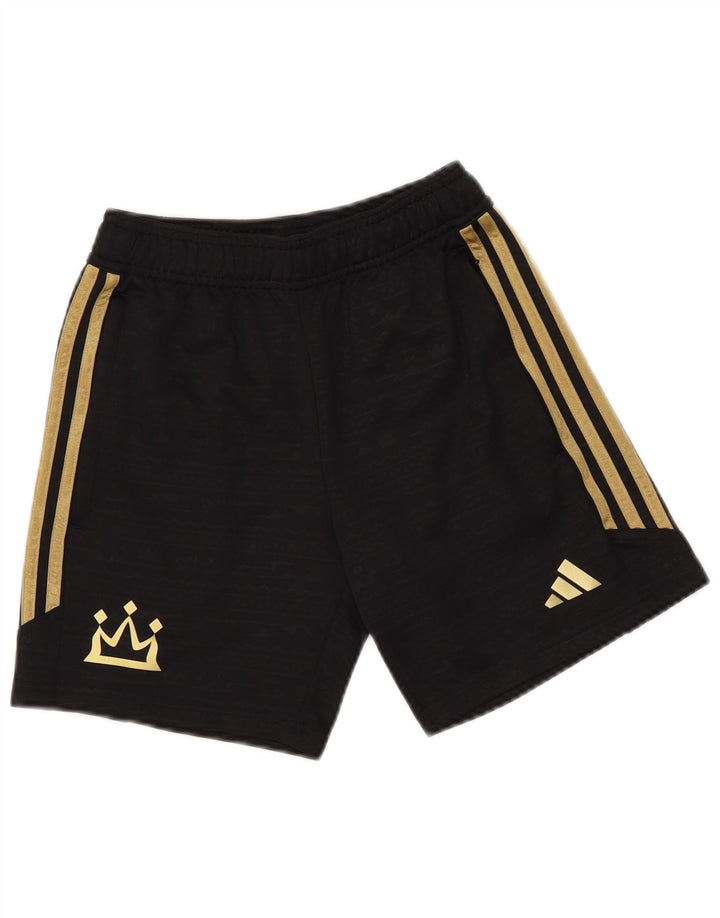 Adidas Boys Sport σορτς 11-12 ετών μαύρο πολυεστέρα