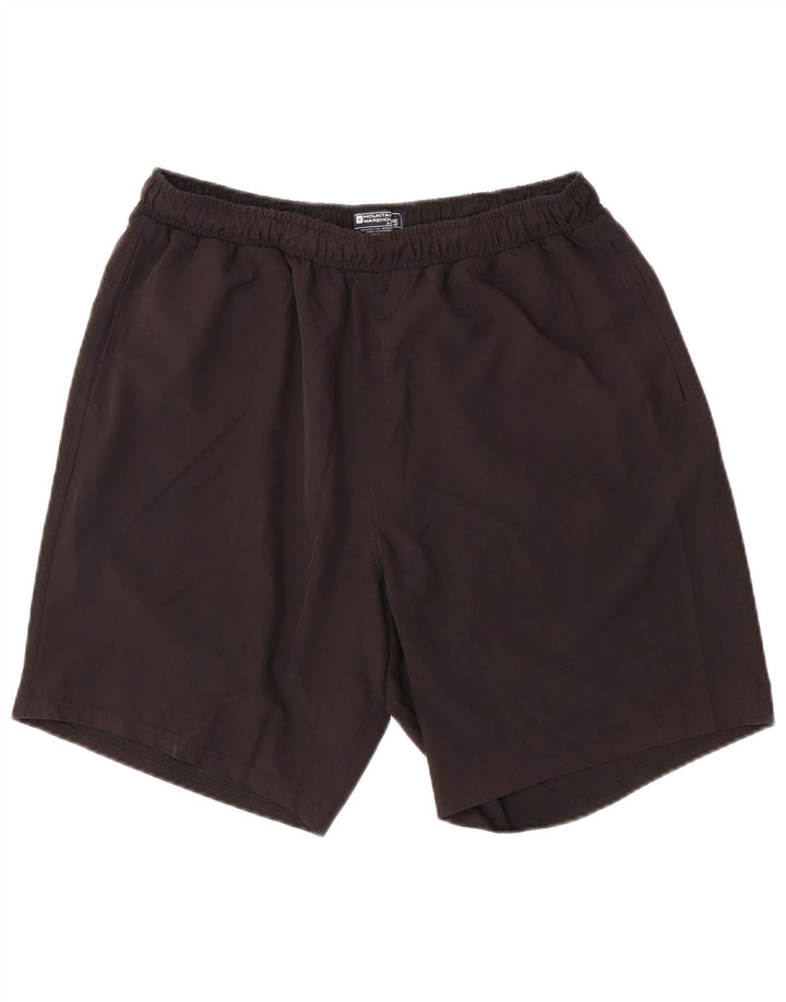 Ανδρικό αθλητικό σορτς Mountain Warehouse Regular Fit μεγάλο μαύρο πολυεστέρα
