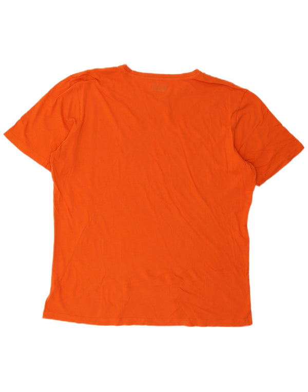 Ανδρικό γραφικό T-Shirt Kappa Top 2XL Πορτοκαλί
