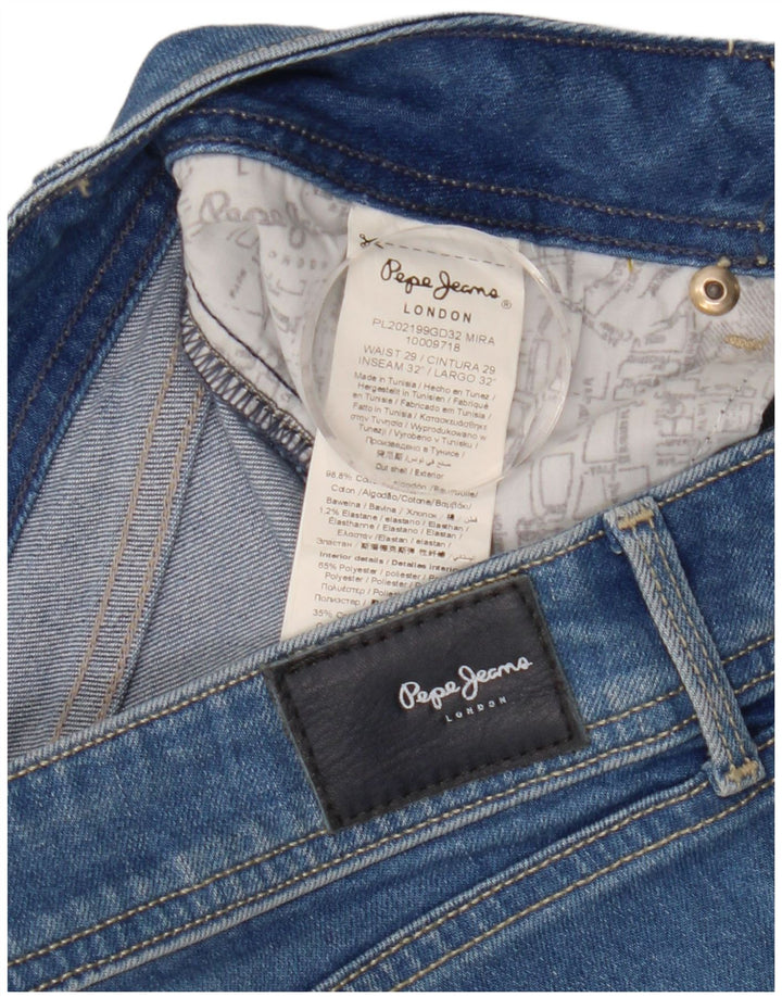 PEPE Jeans Γυναικείο Slim Jeans W29 L32 Μπλε βαμβακερό