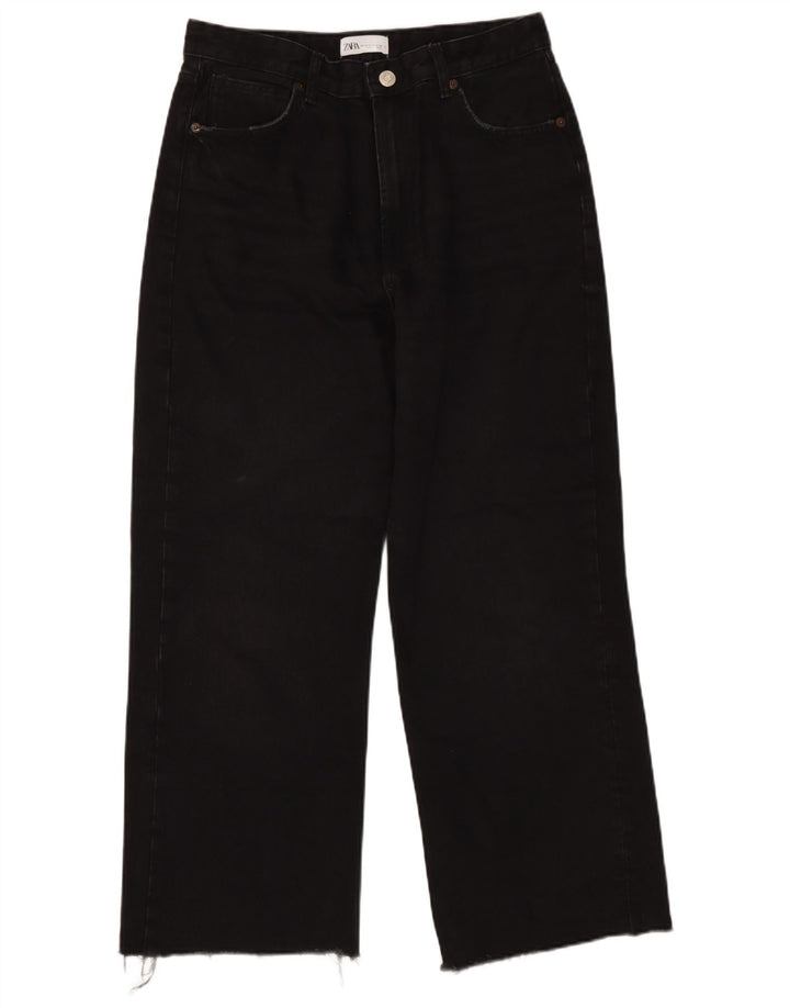 Zara Γυναικείο Loose Jeans EU 42 Large W32 L28 Black