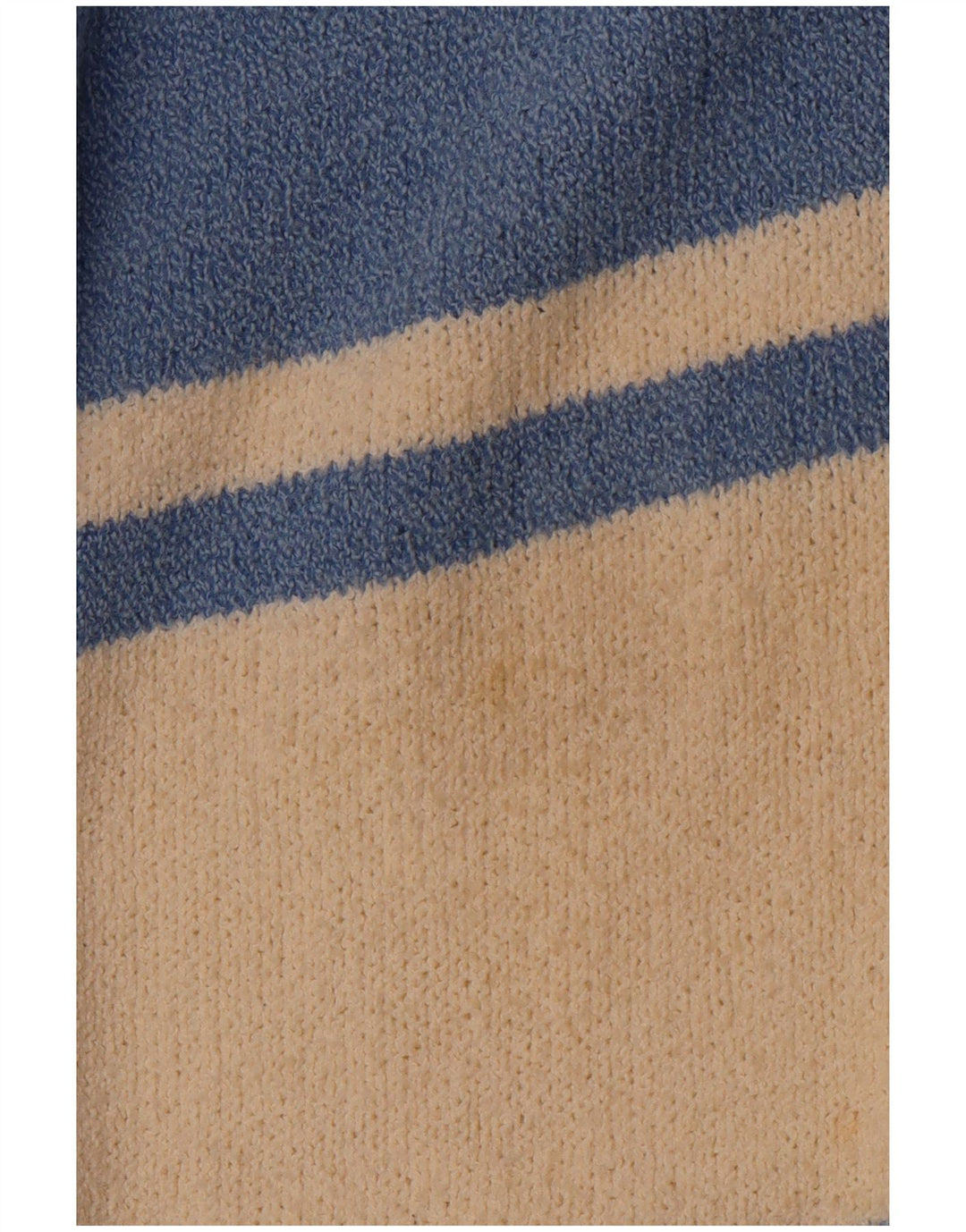 VINTAGE Ανδρικό πουλόβερ με λαιμόκοψη σε μεγάλο μπλε χρώμα