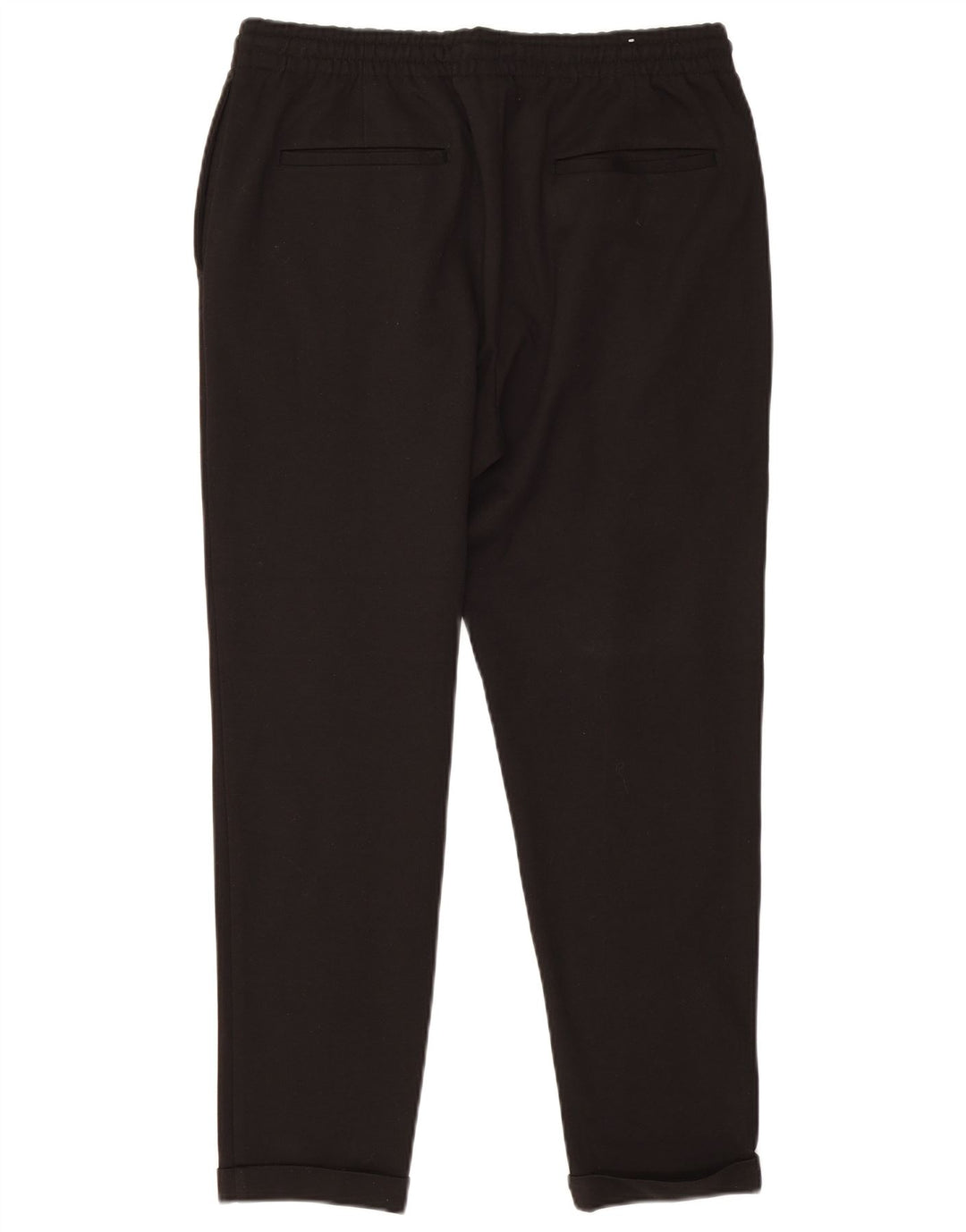 Zara Ανδρικό Slim Chino Παντελόνι Μεγάλο W32 L27 Μαύρο Πολυεστέρα