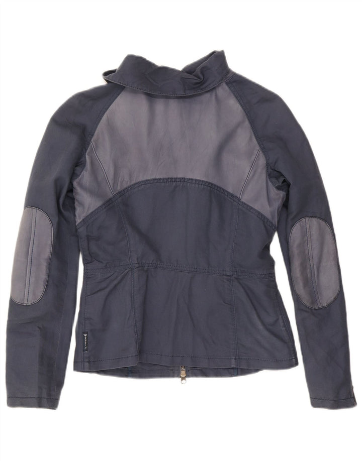Armani Jeans Γυναικείο Bomber Jacket UK 14 Medium Navy Blue Cotton