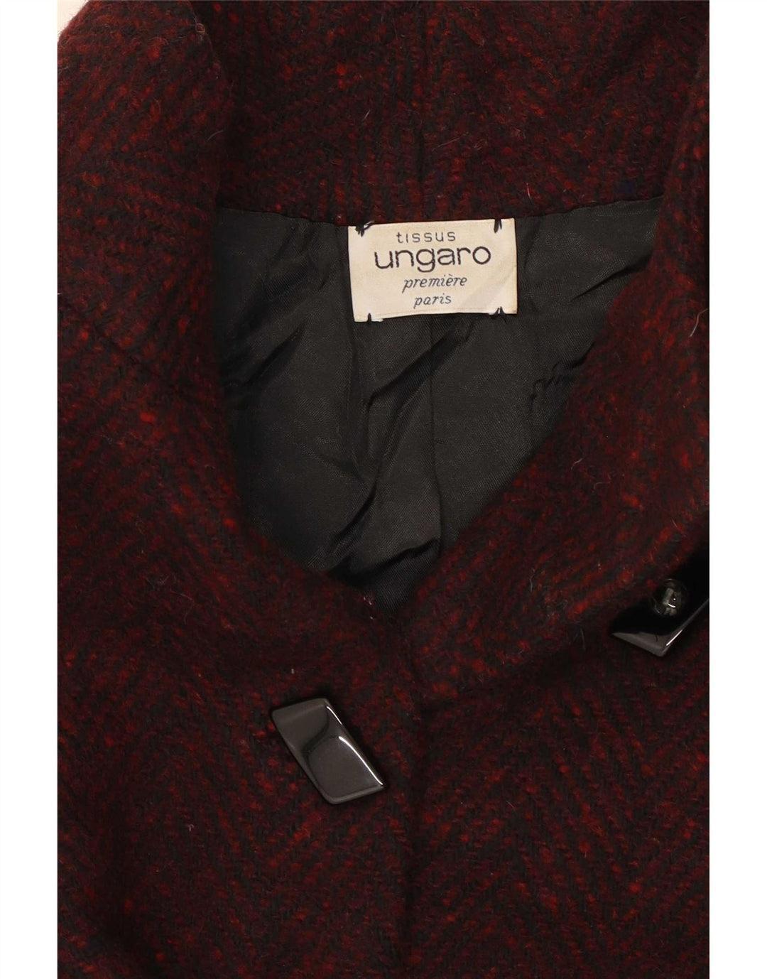 Ungaro Γυναικείο Πανωφόρι UK 12 Medium Burgundy Flecked