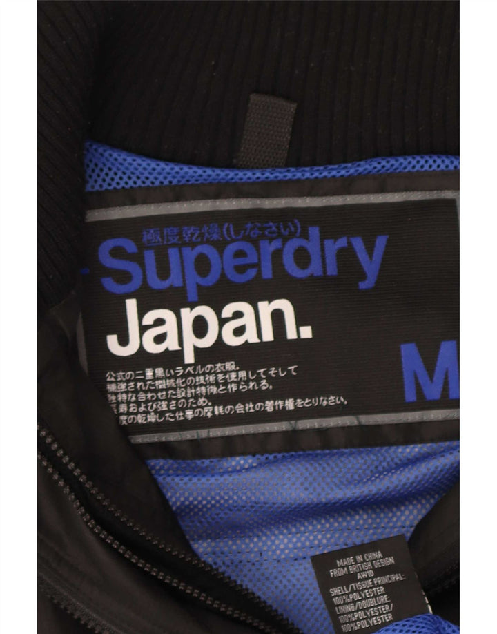 Superdry Γυναικείο Μπουφάν βροχής UK 14 Medium Μαύρο