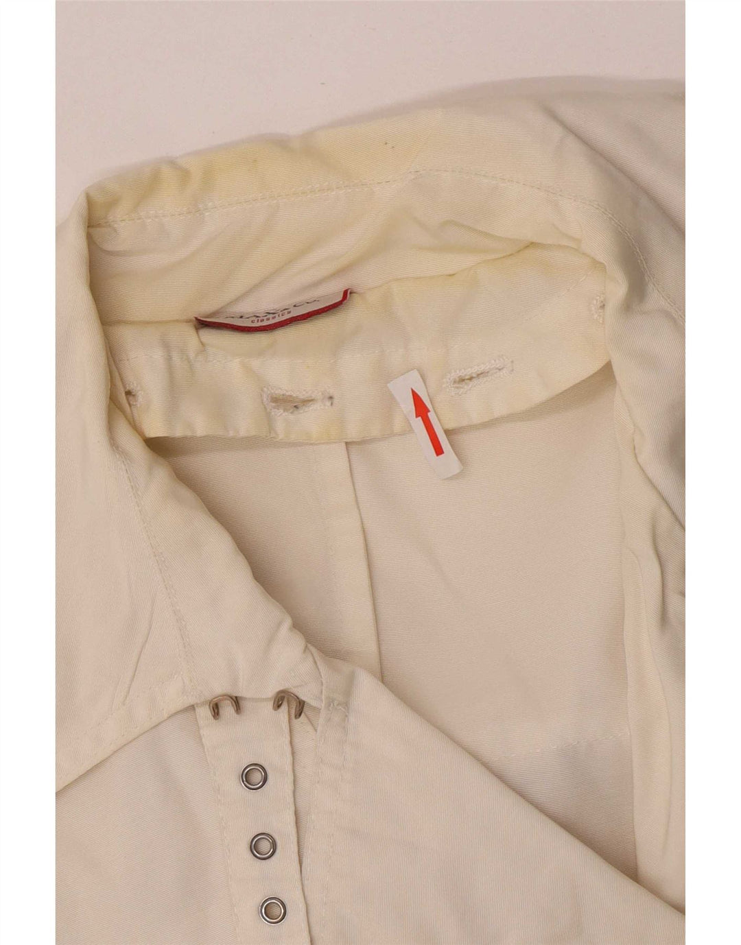 Max & Co. Γυναικεία καμπαρντίνα UK 14 Medium Off White Polyamide