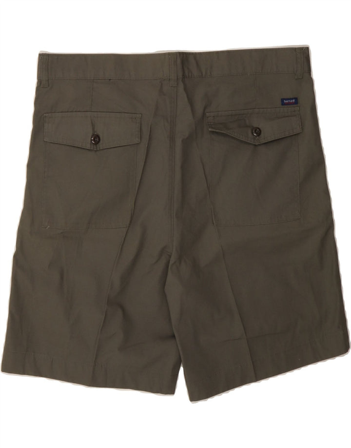 VINTAGE Mens Chino Shorts IT 52 XL W37 Khaki Cotton Vintage Vintage and Second-Hand Vintage from Messina Hembry 