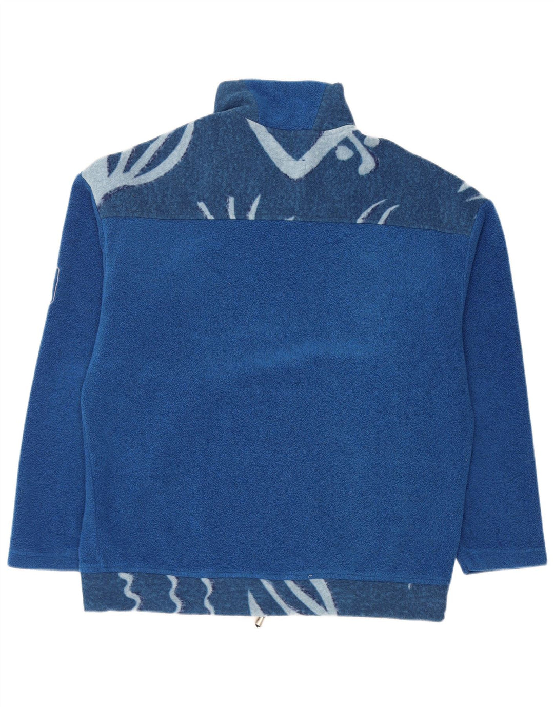 Dubin Ανδρικό φερμουάρ Fleece Jumper IT 52 Μεγάλο μπλε γεωμετρικό πολυεστέρα
