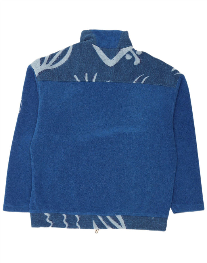 Dubin Ανδρικό φερμουάρ Fleece Jumper IT 52 Μεγάλο μπλε γεωμετρικό πολυεστέρα
