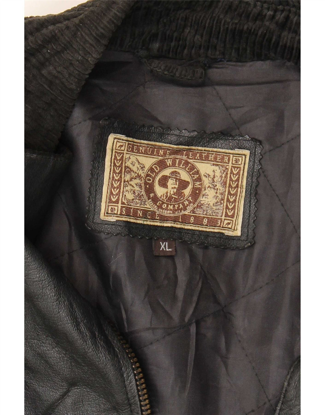 Vintage Ανδρικό Δερμάτινο Παλτό UK 42 XL Μαύρο