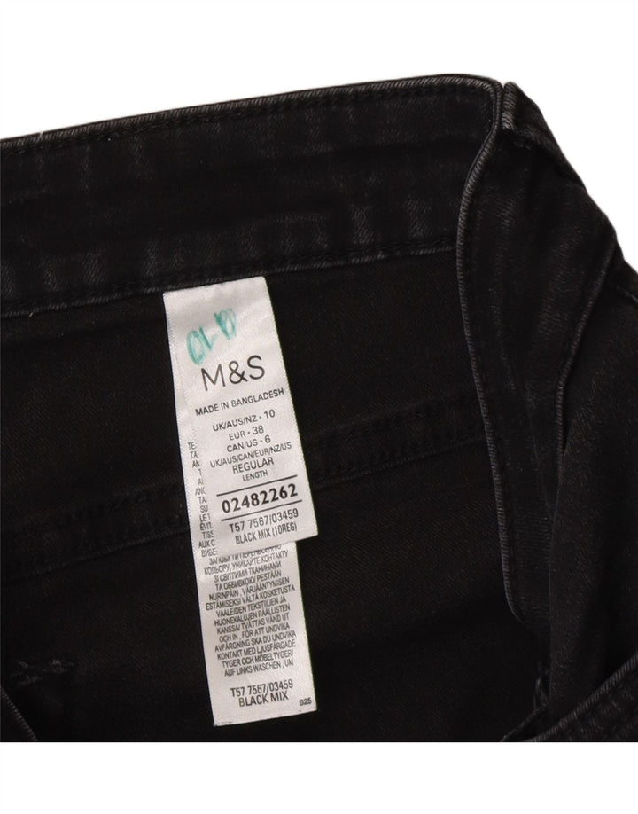 Γυναικεία τζιν Marks & Spencer UK 10 Small W26 L30 Γκρι βαμβακερό