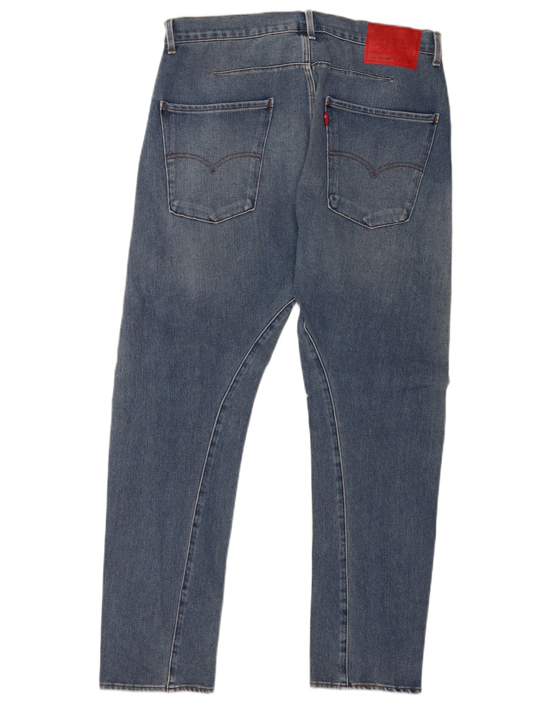Levi's Mens 502 Tapered Jeans W33 L32 Blue Cotton