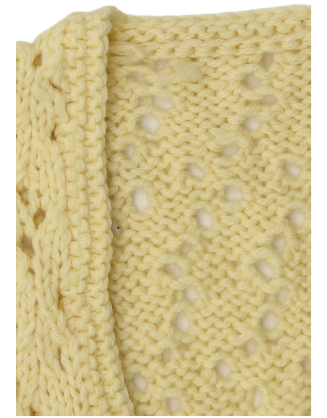 Vintage γυναικείο γιλέκο Tank Top UK 12 Medium Yellow