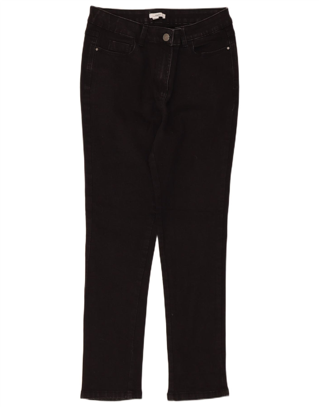 M&Co Γυναικείο Slim Jeans UK 12 Medium W30 L27 Μαύρο βαμβακερό